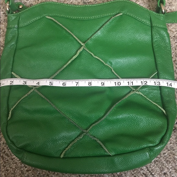 Nyla Noor Handbag Leather Forest Green - Picture 6 of 10